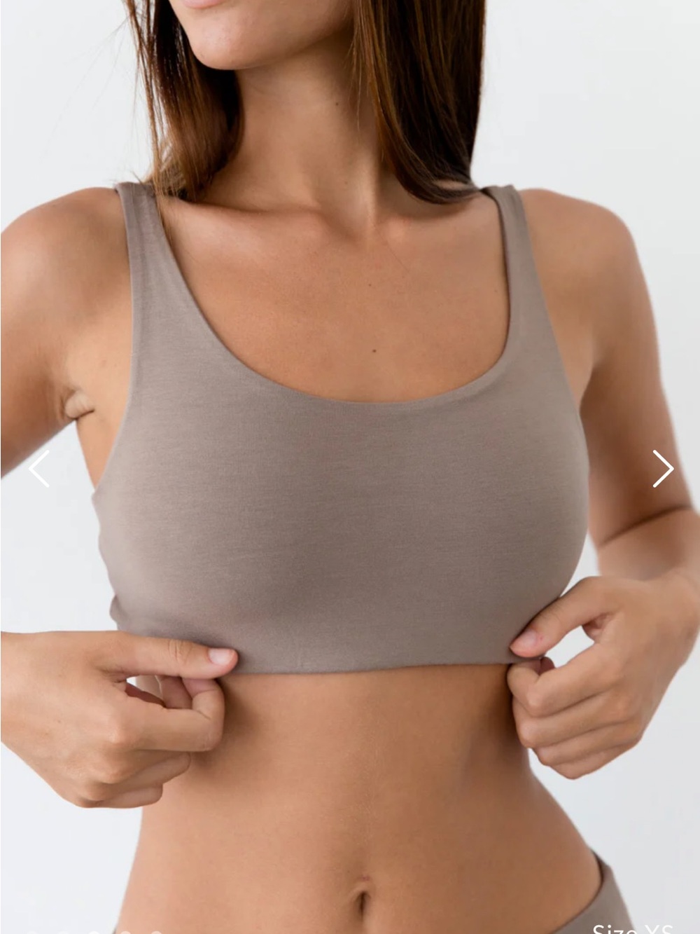 ISO boxy crop sable indigo Luna